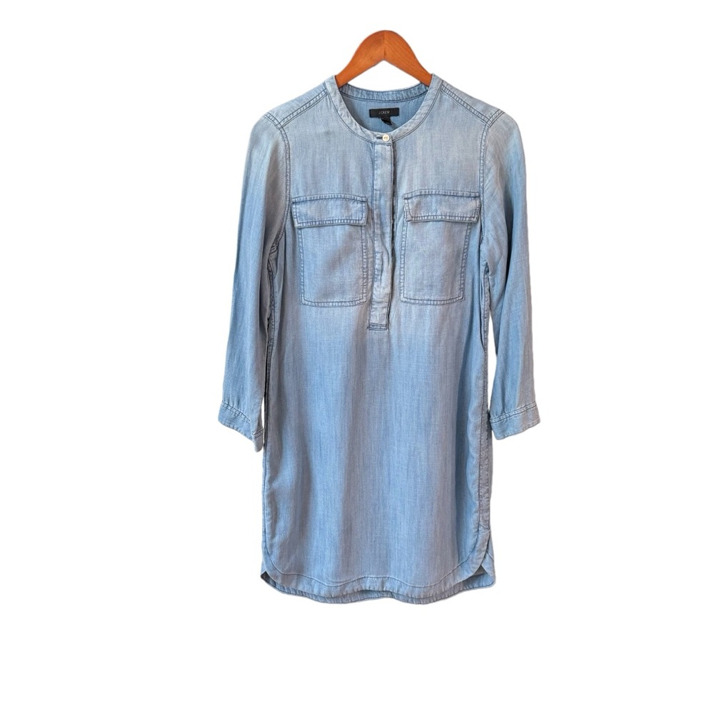 J. Crew chambray shirt dress- mini